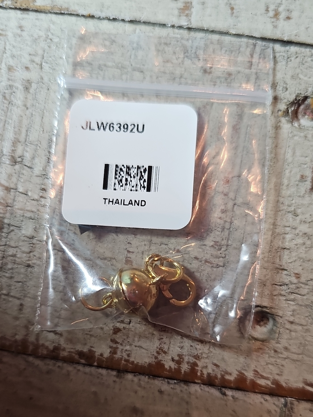 BBJ 925 Sterling Silver 18K Gold Plated Magnetic Clasp Converter Extender ✨️ New